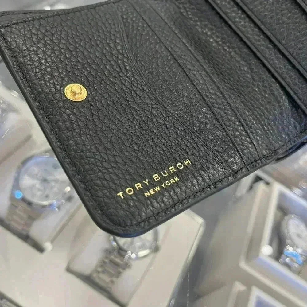 Tory Burch 146463 Thea Bifold Leather Wallet in Black ** GIFT PACKING** - Picture 5 of 13